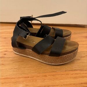Black Platform Sandals